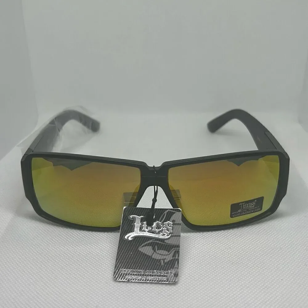 Locs Mens Mirrored Hardcore Sunglasses
